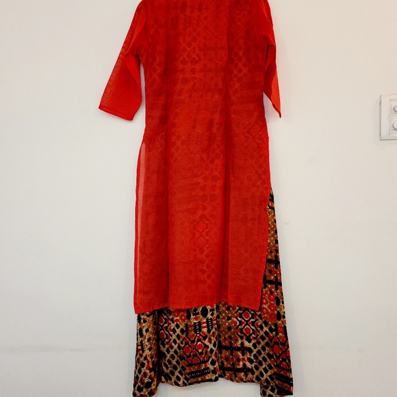 Gota Patti Lehenga Style Kurta - Picture 8 of 14
